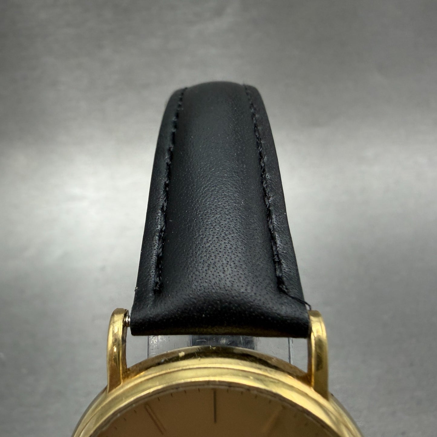 Tourneau Watch men 31mm Gold Dial Gold Tone Date Round 631051 New Battery4