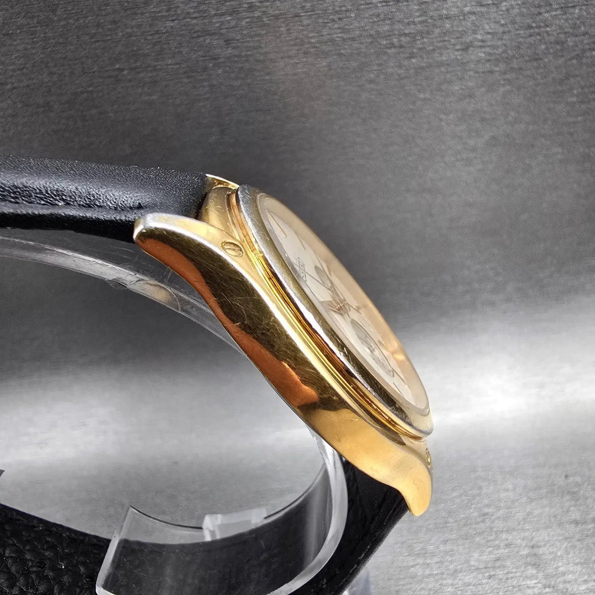 Seiko Le Grand Watch Men 40mm Champagne Dial Gold Daydate Round 5Y66-0AB0 NewBat3