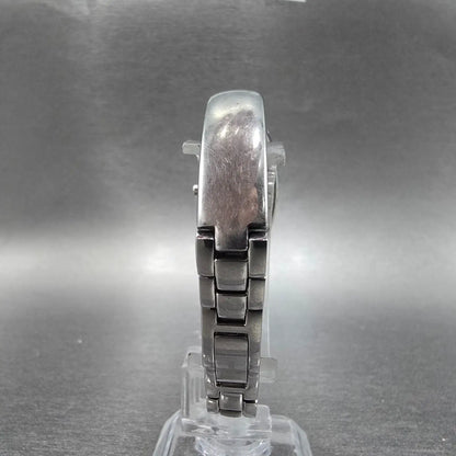 Tissot Tank Watch Women 17mm MOP Dial Stainless Steel Diamond Bangle New Battery7