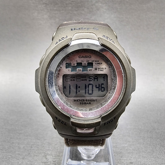 Casio BabyG BG1002DM Watch Women 40mm Digital Alarm Chrono Brown Tone New Batt0