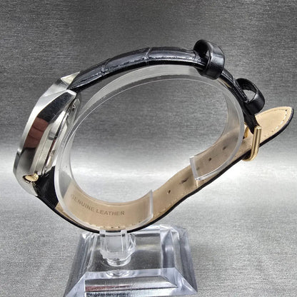 Seiko Pulsar Watch Men 36mm Gold Dial Silver Daydate Y513-503H New Battery6