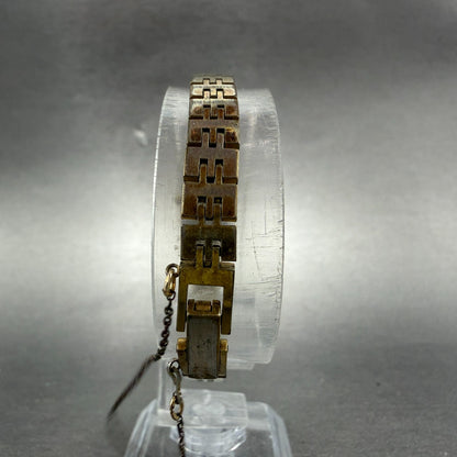 Seiko Watch Women 12mm Champagne Dial Gold Tone 1320-5029 New Battery Vintage 787