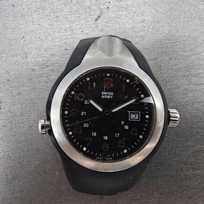 Victorinox Swiss Army Night Vision watch Men 41mm Black Dial Black Date READ!!!0
