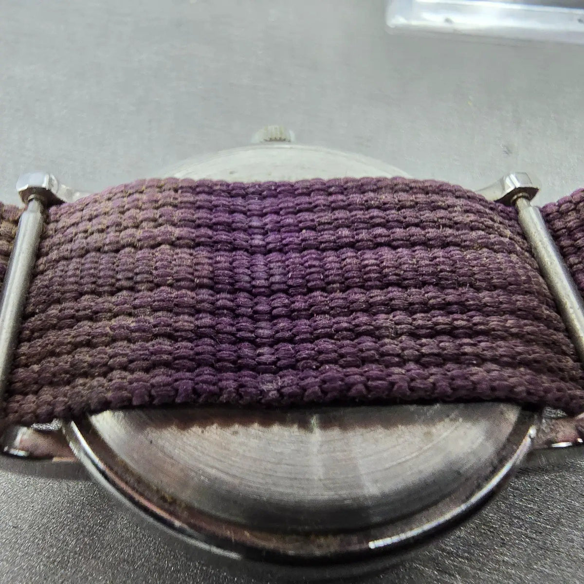 Timex Weekender Watch Men 38mm White Dial Silver Round New Batt T2N652 Purple L9