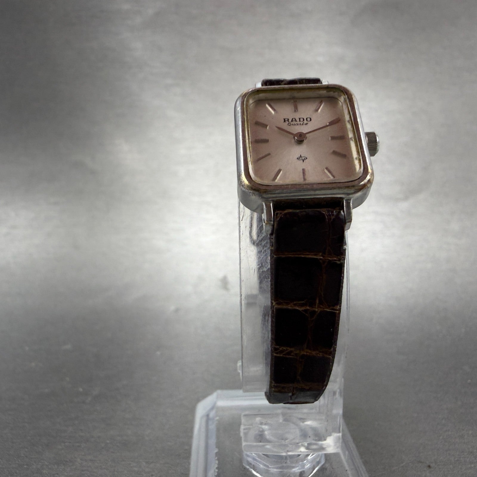 Rado Tank Watch Women Silver Dial Silver Tone Rectangle 133.9514.2 PARTS6