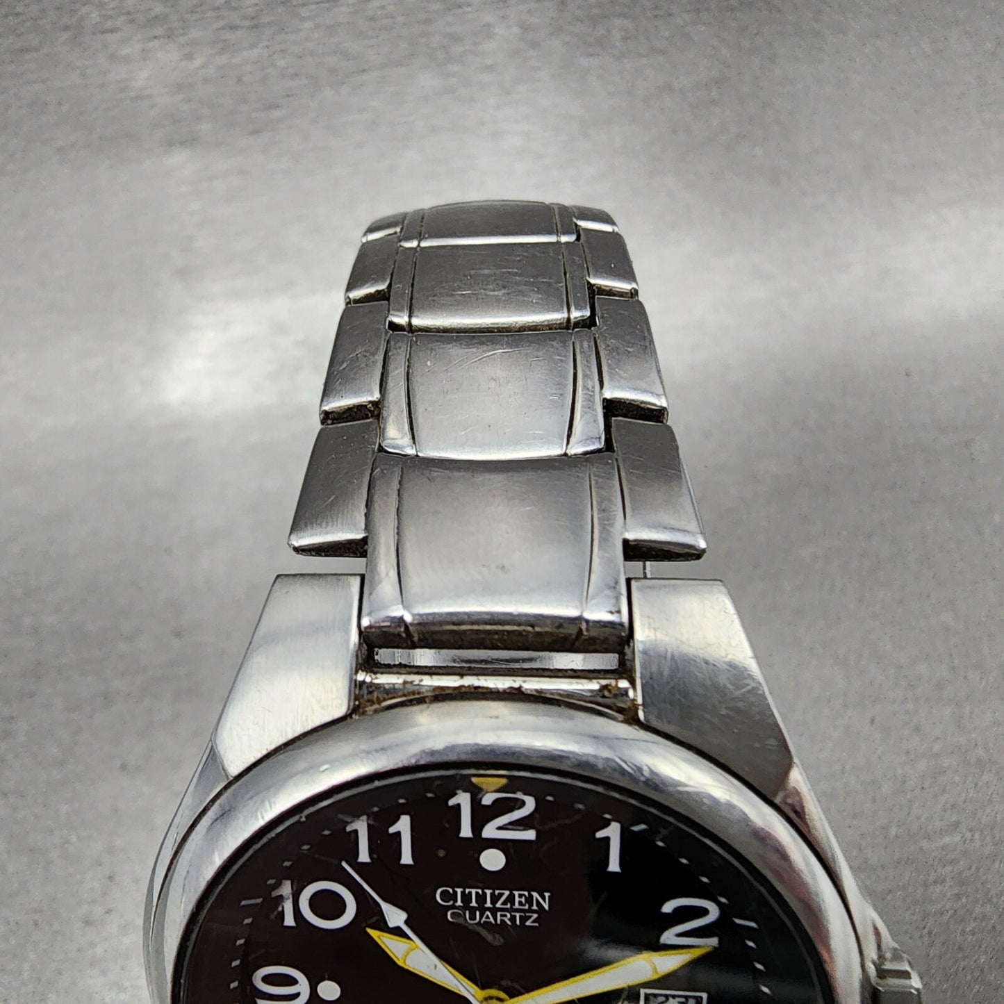 Citizen Watch Men 39mm Black Dial Stainless Steel Date Round New Battery4