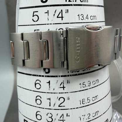 Casio Baby-G GMS Watch Women 29mm Red Dial Silver Tone Rectangle New battery10
