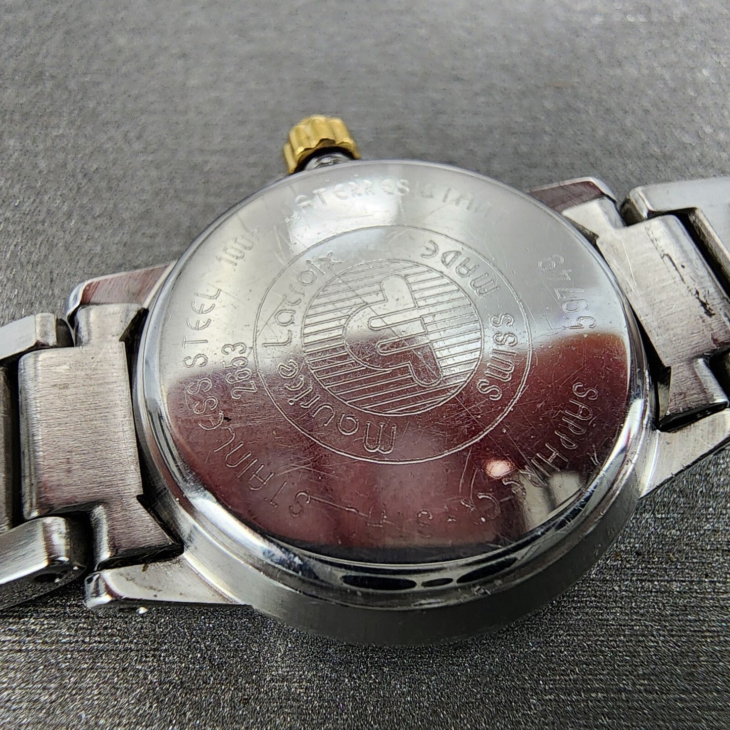 Maurice Lacroix Miros Watch Women 24mm Silver Dial Two Tone Round New Battery9