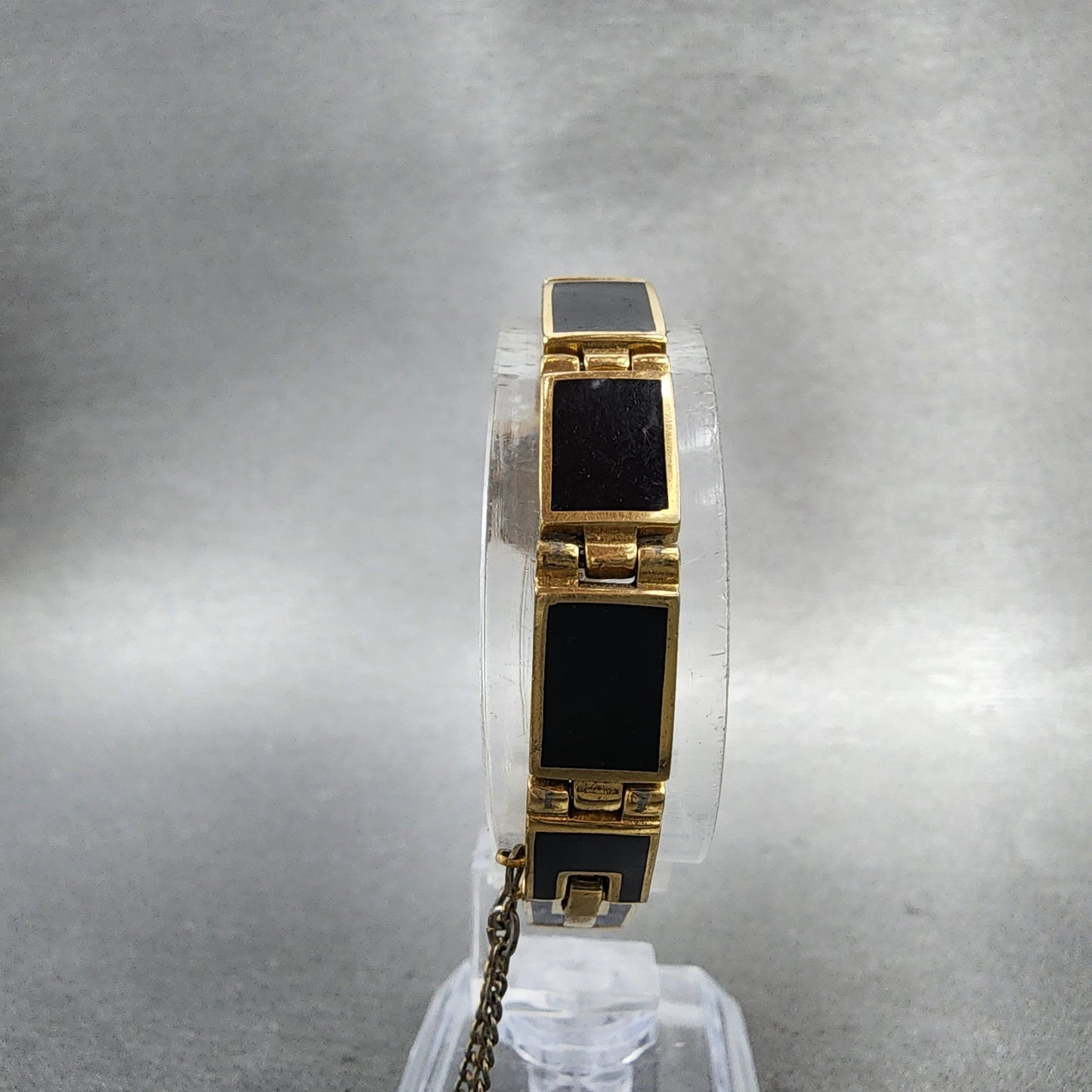 Seiko Alba Watch Women 16mm Black Dial Black & Gold Tone V2325780 New Battery7