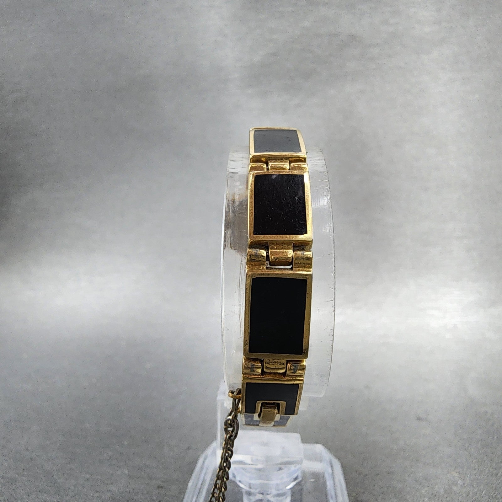 Seiko Alba Watch Women 16mm Black Dial Black & Gold Tone V2325780 New Battery7