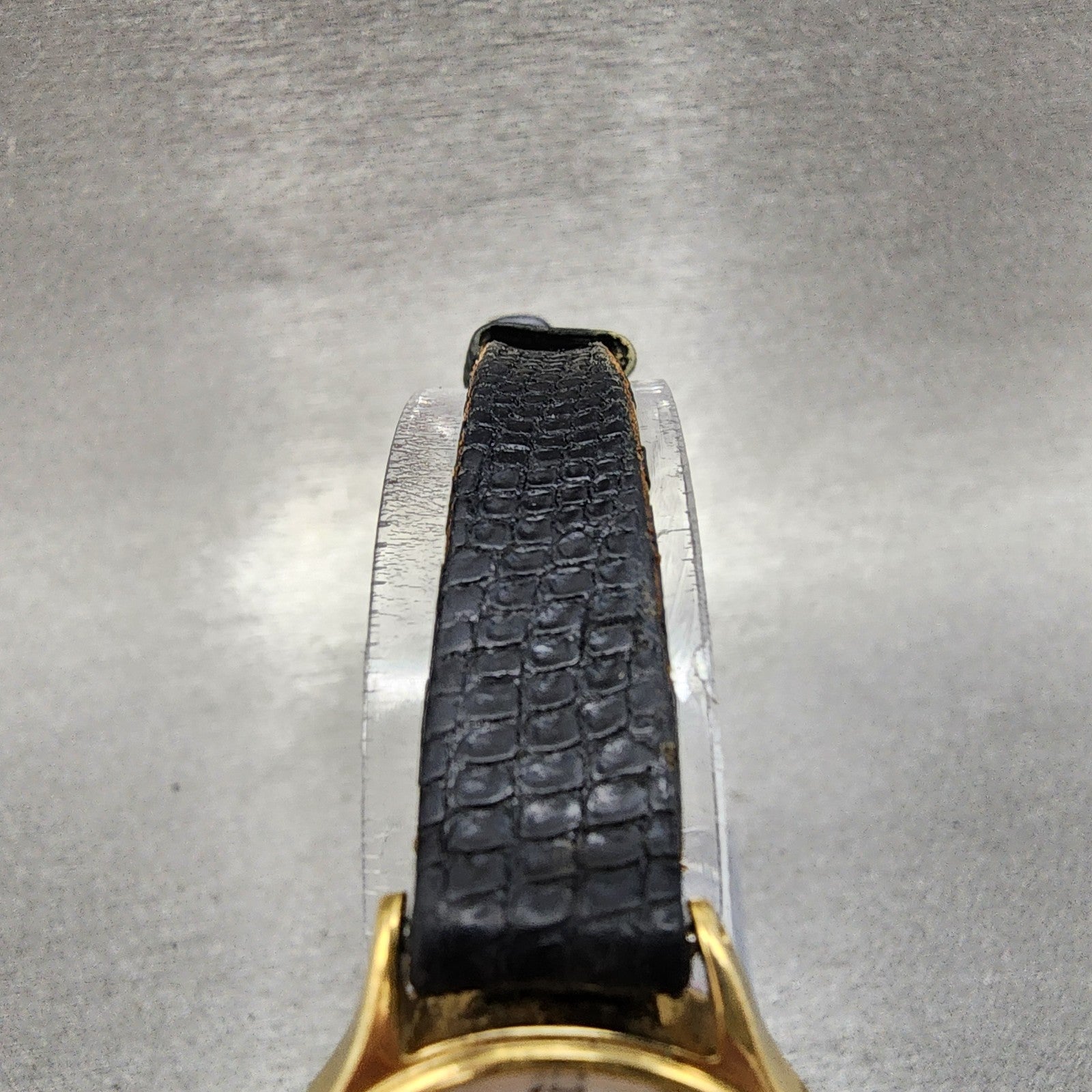 Seiko Watch Women 22mm White Dial Gold Tone Round 54200049 New Battery VTG4