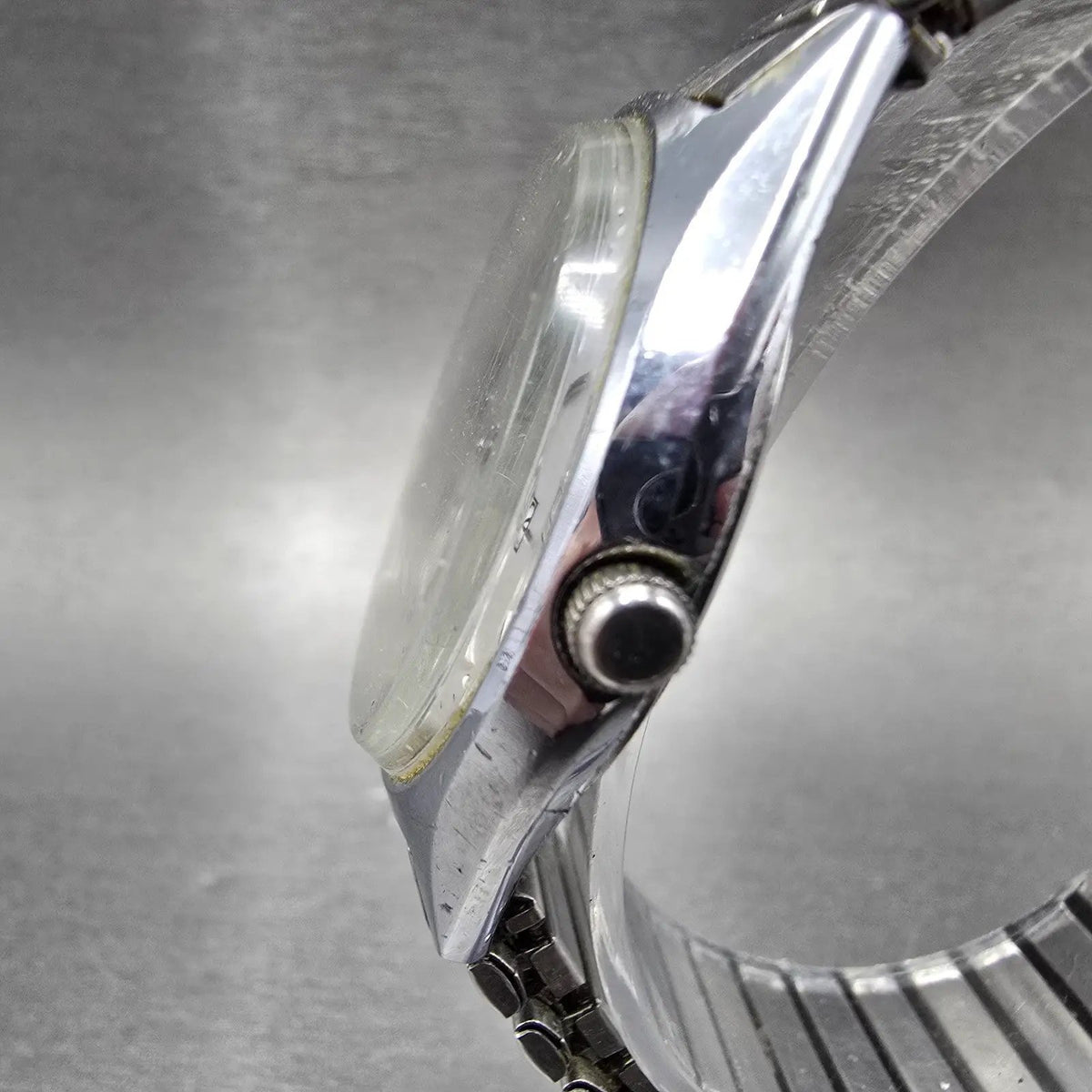 Citizen CQ Watch Men 35mm Silver Dial Silver Daydate Round 6100-S09851 PARTS3