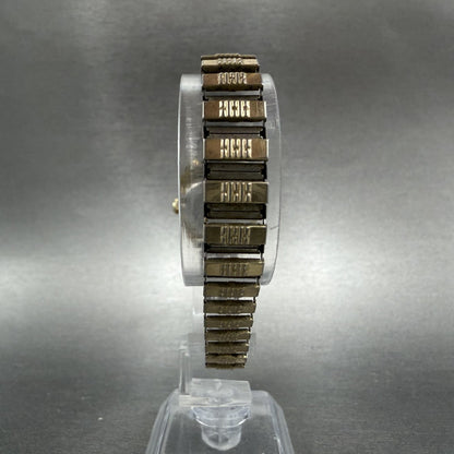 Seiko Automatic Watch Women 24mm Champagne Dial gold Tone Daydate 2906-0140 Runs7