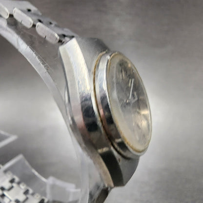 Seiko Automatic Watch Women 25mm Silver Dial Steel Daydate Round 22060040 READ3