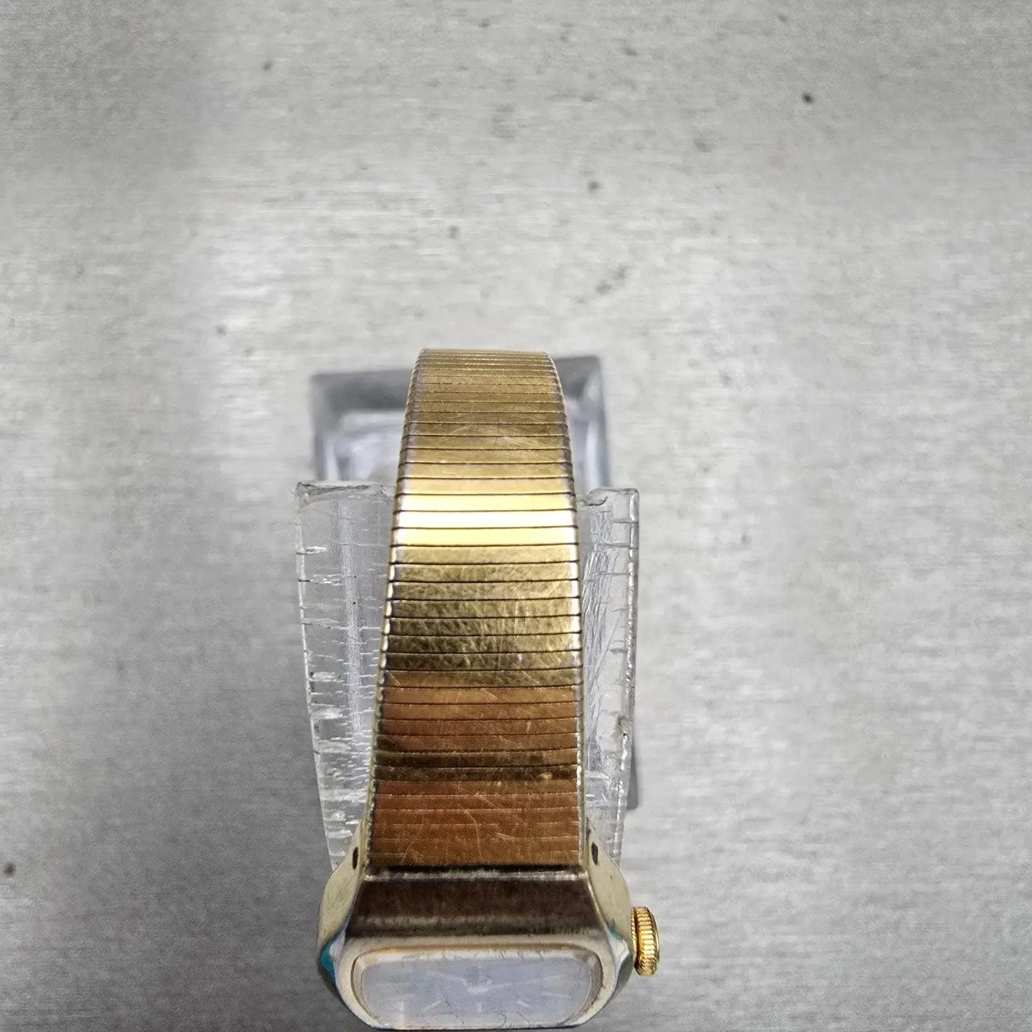 Seiko Watch Women 16mm Brown Dial Gold Tone Oval 2C20-5559 New Battery Vintage4