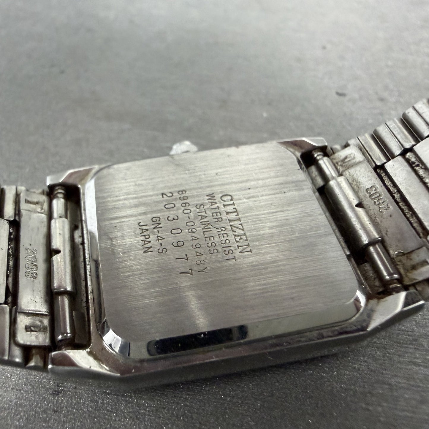 Citizen CQ Analog Digital Watch Women 24mm Silver Dial Steel 8960-094948 PARTS10