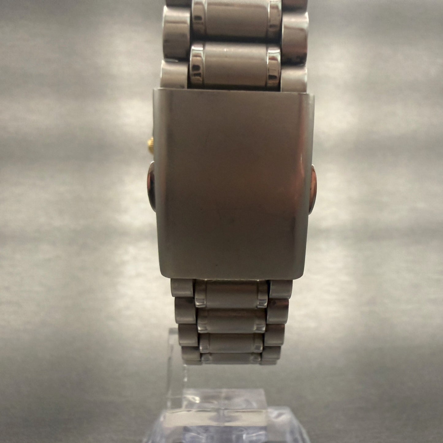 Seiko Spirit Watch Men 35mm Champagne Dial Two Tone Round 7N47-8000 New Battery7