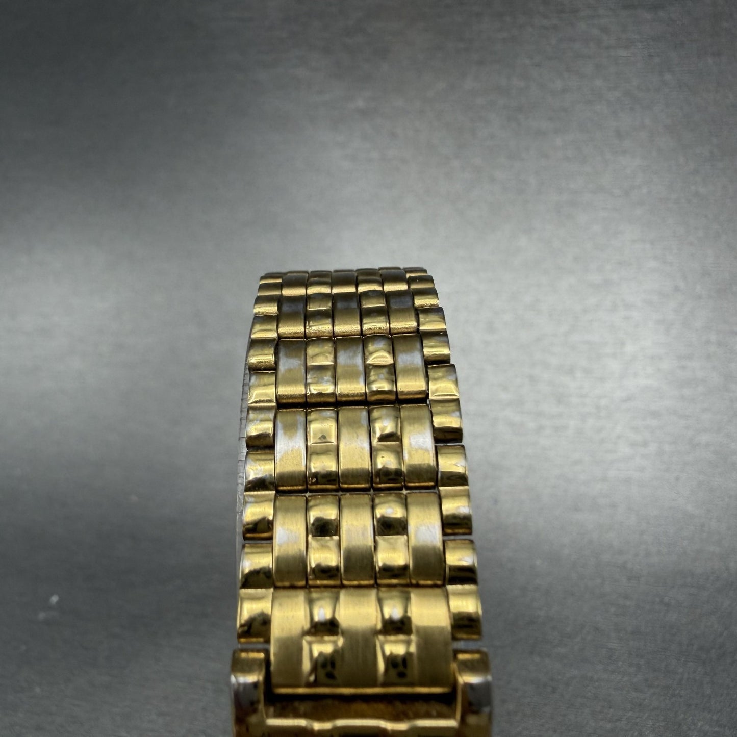 Seiko Tank Watch Women 16mm Champagne Dial Gold Tone Rectangle 1N01-5A69 New Bat4