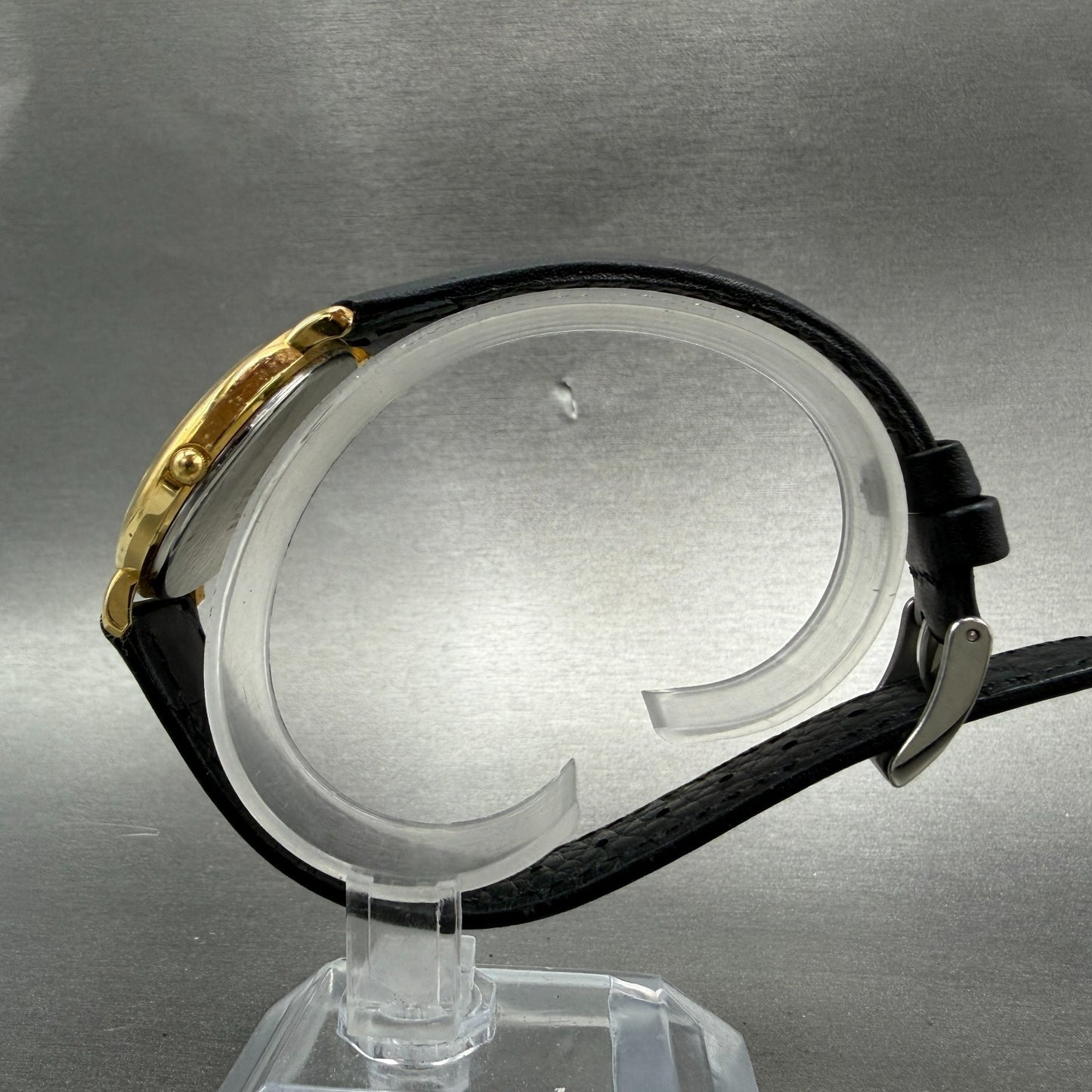 Citizen CQ Watch Men 32mm Silver Dial Gold Tone Round 3630-360788 New Battery6