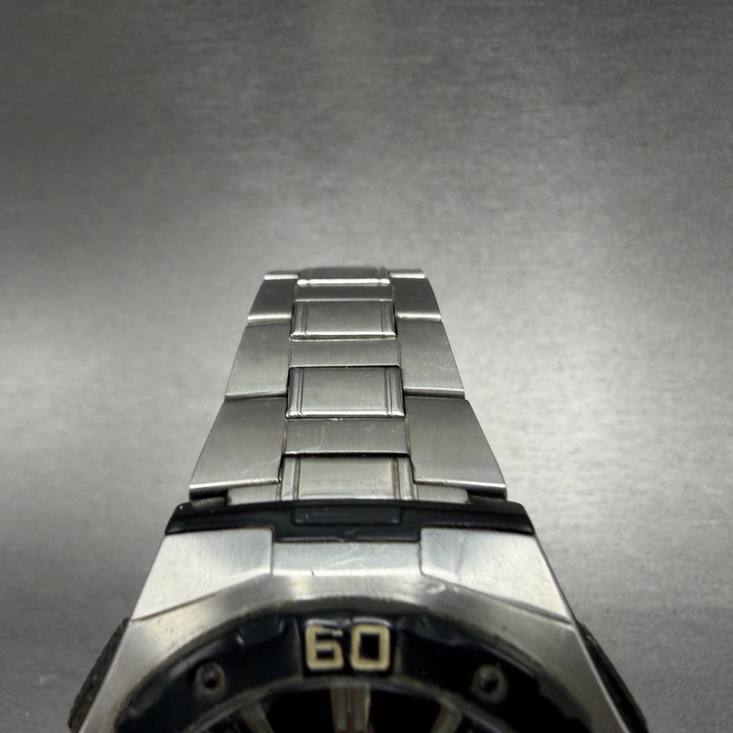 Casio Illuminator Watch Men 44mm Analog Digital Silver Tone AQ-164W New Batt4