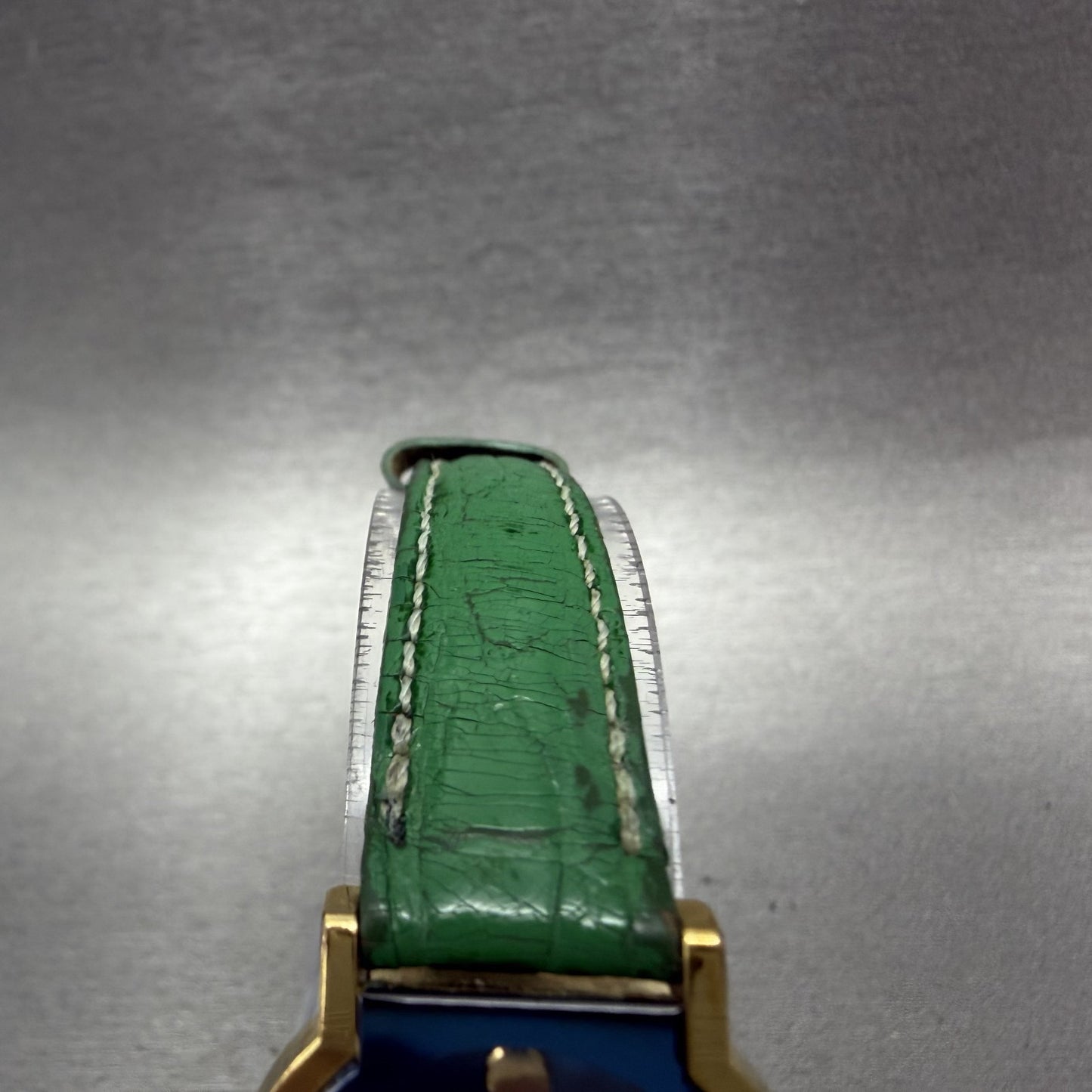 Movado Horizon Watch Women 24mm Green Dial Gold Tone Round 87-90-820 New Battery4