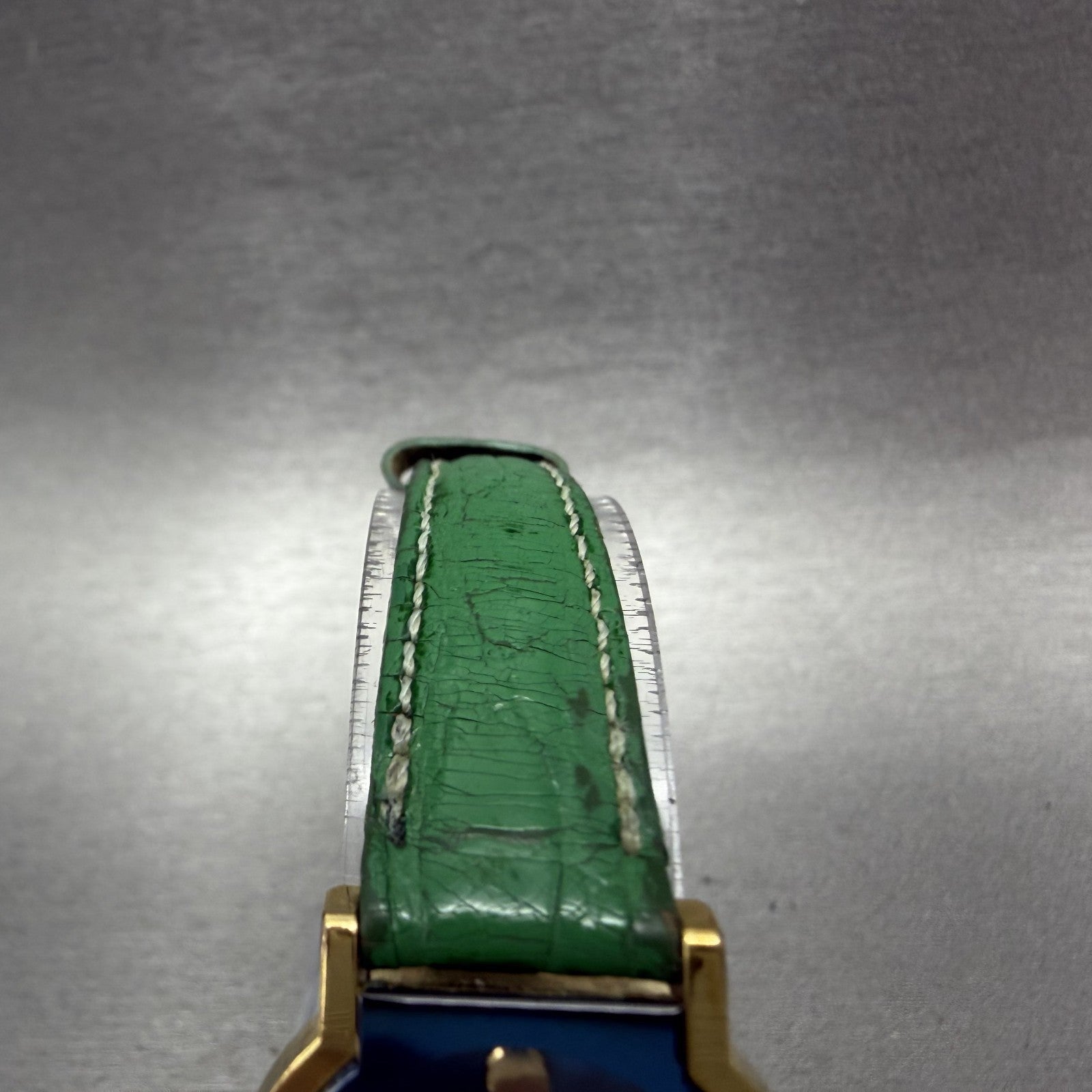 Movado Horizon Watch Women 24mm Green Dial Gold Tone Round 87-90-820 New Battery4