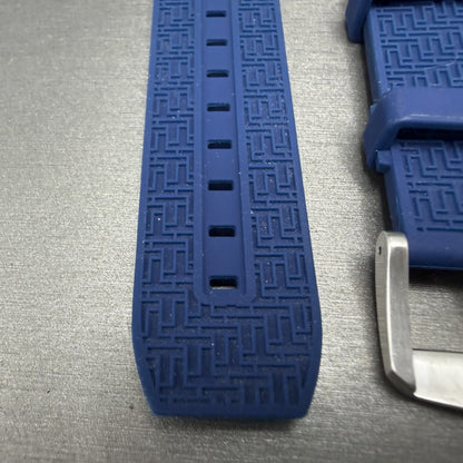 Tissot Blue Silicone Band 22mm T640.117 ZT QSQ Connected Two Piece Steel Buckle10