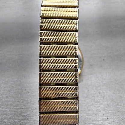 Seiko SQ Watch Men 35mm Black Dial Gold Tone Daydate Round 5G23-8059 New Battery7