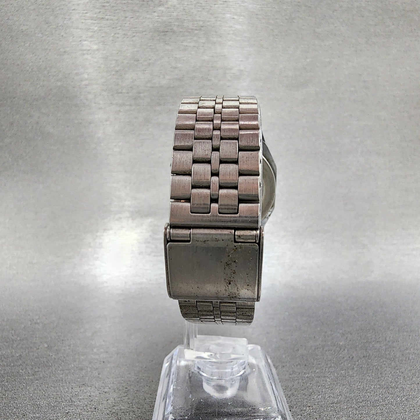 Citizen Q&Q Digital Watch Men 33mm Digital Black Dial Steel Octaogn New Battery7