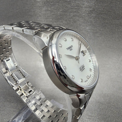 Tissot Le Locle Automatic Watch Women 29mm MOP Dial Diamond Accents Date Steel3