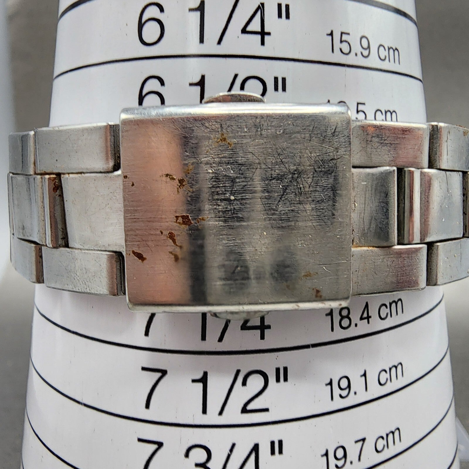 Seiko Watch Men 37mm White Dial Silver Tone Round Daydate 7n439080 PARTS11