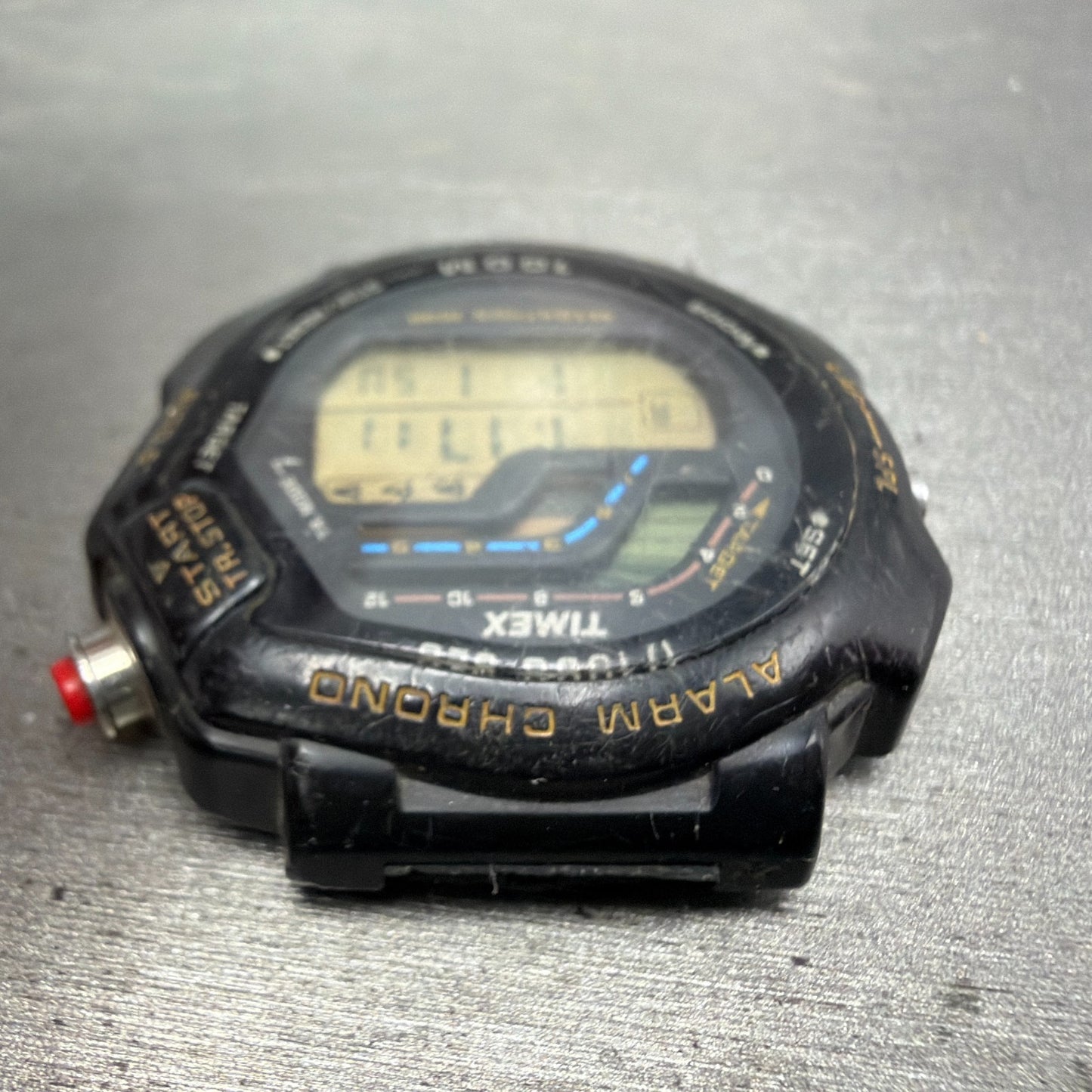 Timex Marathon 1000 Watch Men 44mm Digital Black Tone Alarm Chrono New Battery4
