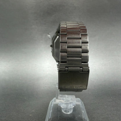 Casio AQ-320 Watch Men 31mm White Dial Silver Tone Analog Digital PARTS8