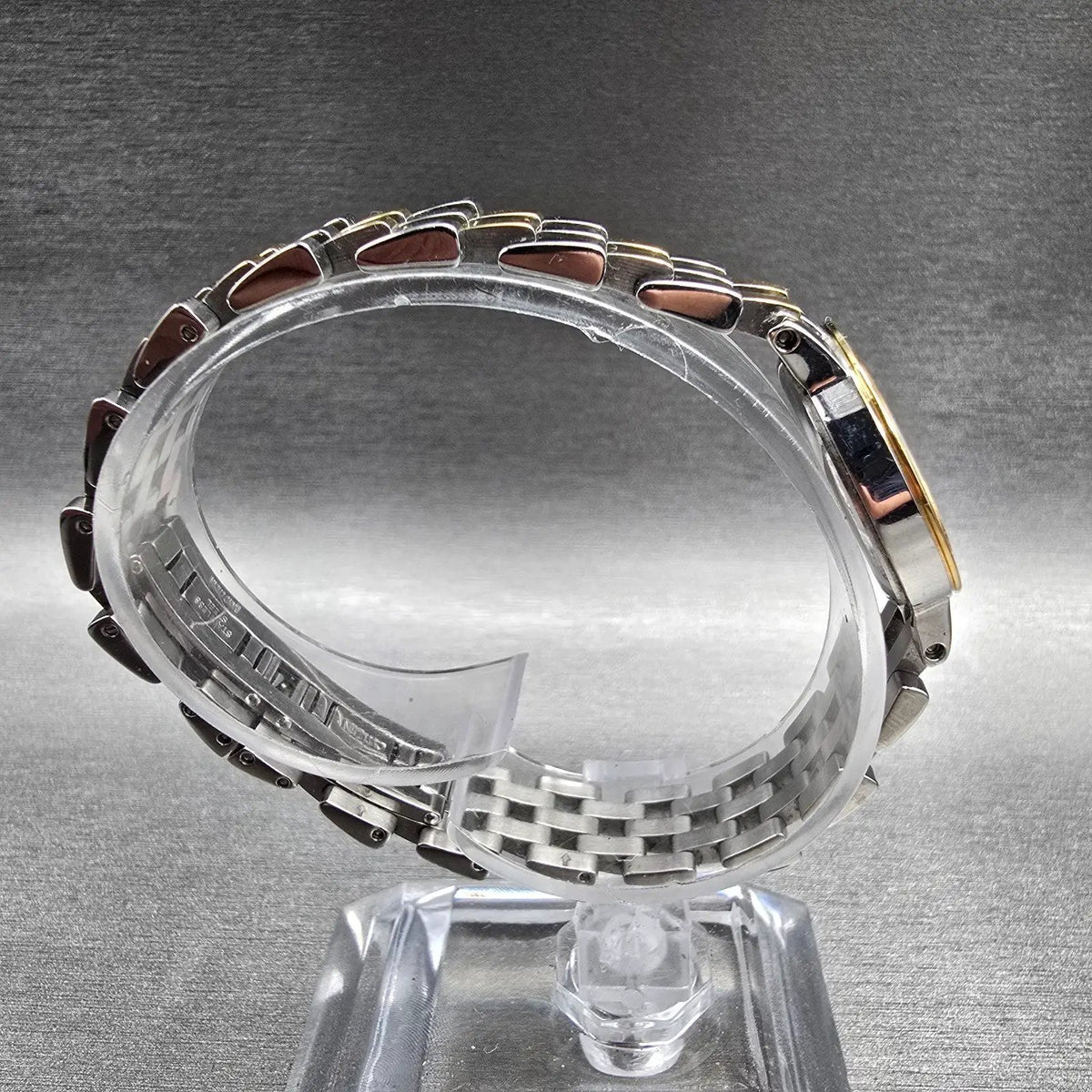 Citizen Elegance Watch Women 23mm Silver Dial Two Tone Round 5920-S76221 New Bat8
