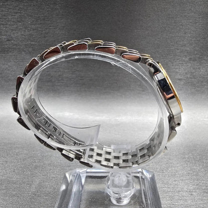Citizen Elegance Watch Women 23mm Silver Dial Two Tone Round 5920-S76221 New Bat8