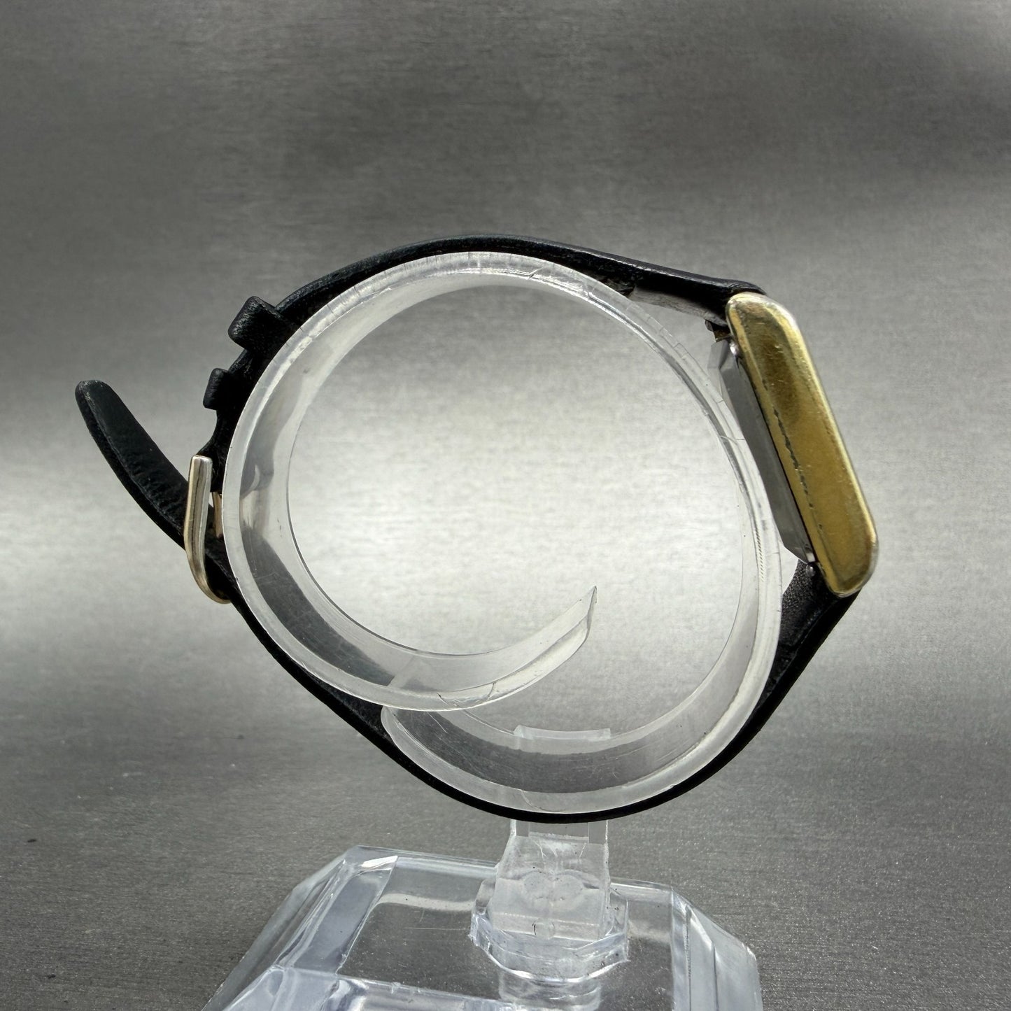 Seiko Tank Watch Women 19mm White Dial Gold Tone Rectangle 4700-3009 PARTS9