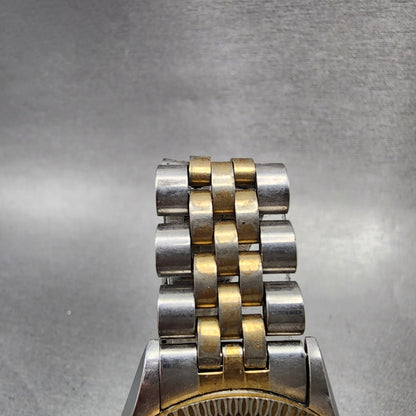 Bulova Super Seville Watch Women 31mm Champagne Dial Two Tone Date Round NewBatt4