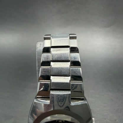 Technos Watch Women 23mm Blue Dial Steel Round Manual Wind Runs Vintage4