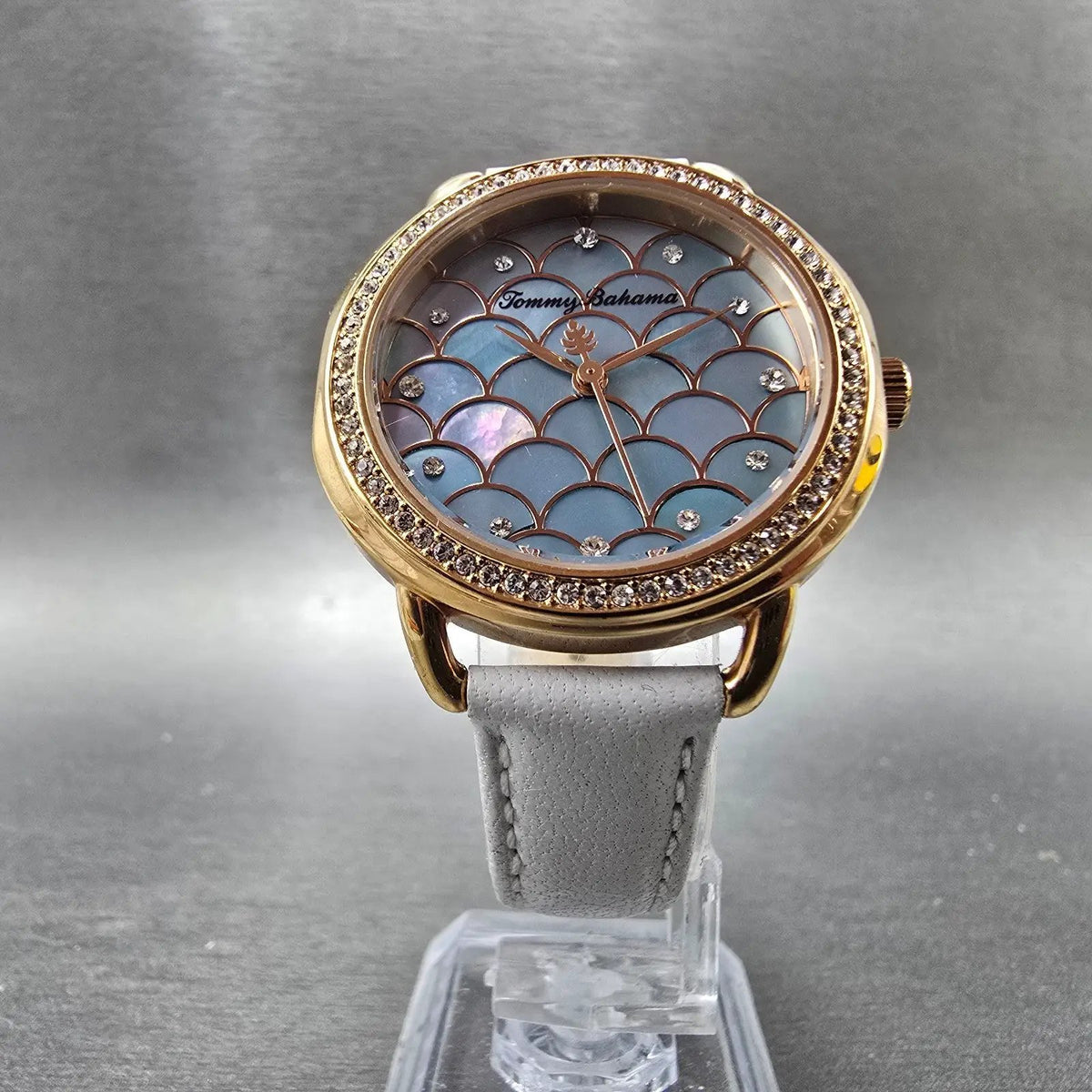 Tommy Bahama Watch Women 34mm MOP Dial Rose Gold Round TB00069-03 New Battery5