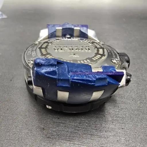 Invicta Reserve chronograph Dive Watch Men 51mm Blue Dial Steel 0906 New Battery11