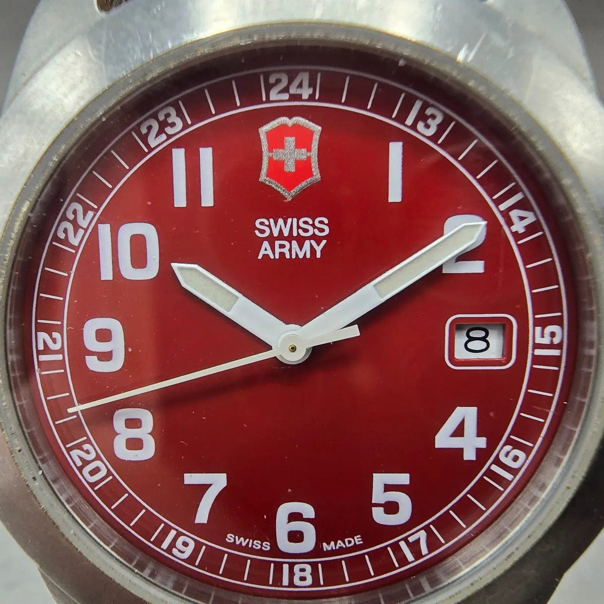 Victorinox Swiss Army Garrison Field Watch Men 39mm Res Dial Steel Round PARTS L2