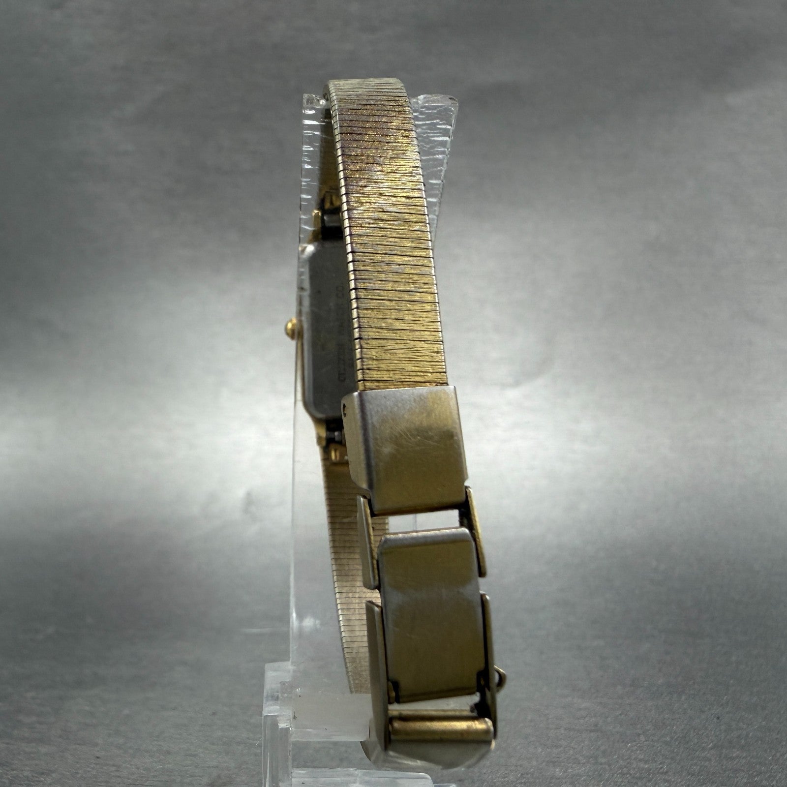 Citizen CQ Tank Watch Women 13mm Black Dial Gold Tone 2250-229932 New Battery7