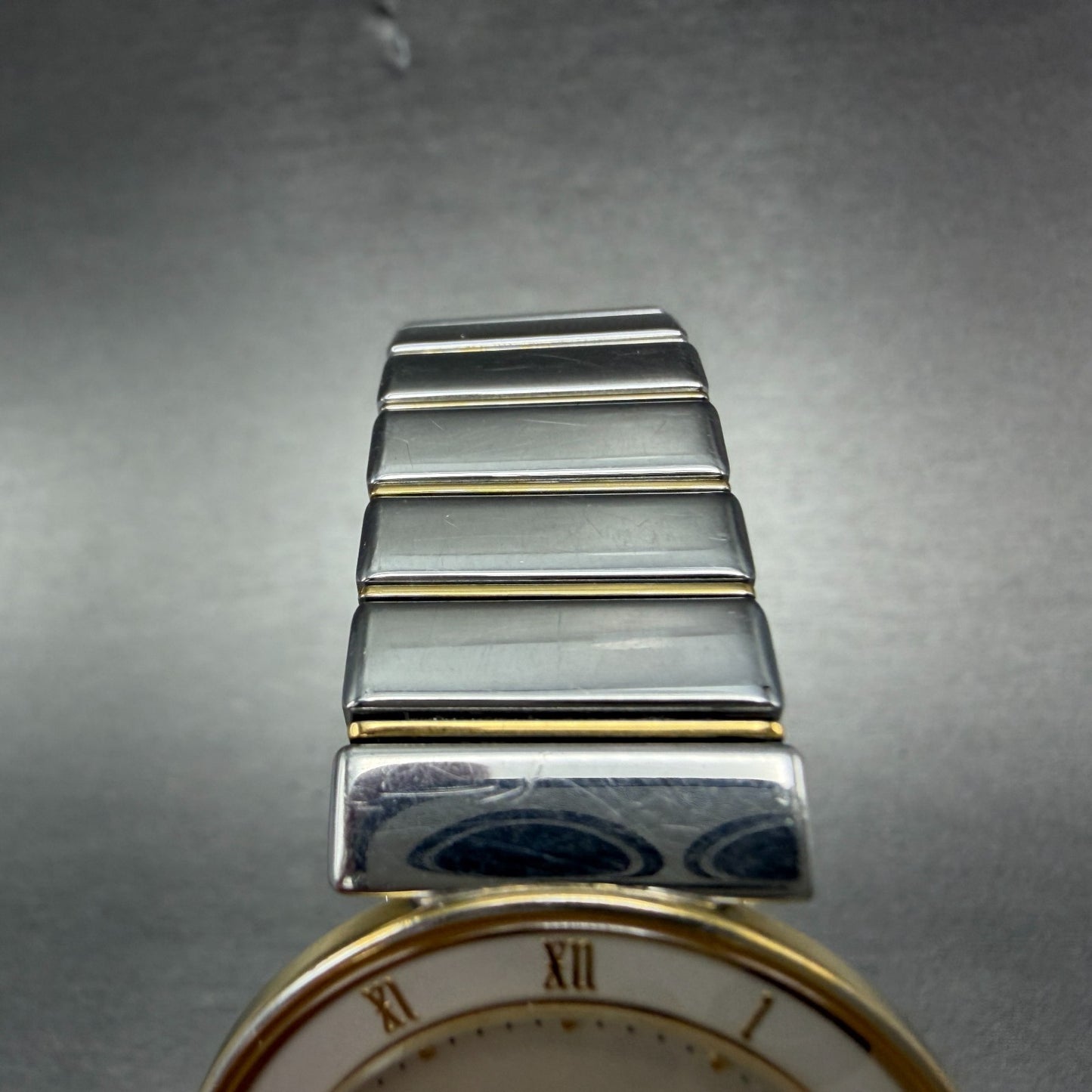 Seiko Lassale Watch Unisex 32mm White Dial Two Tone Round 2F50-0360 New Battery5