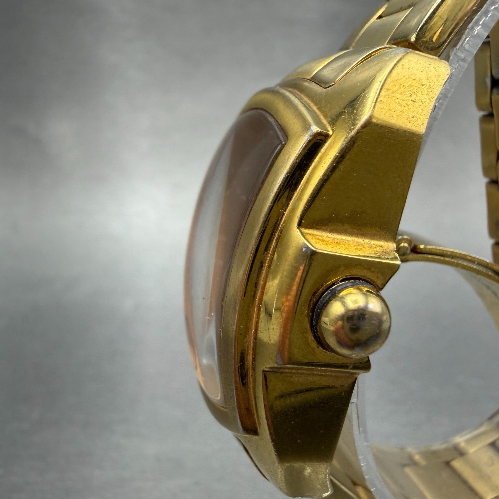 Invicta Lupah Watch Women 26mm Champagne Dial Gold Tone 15157 New Battery2
