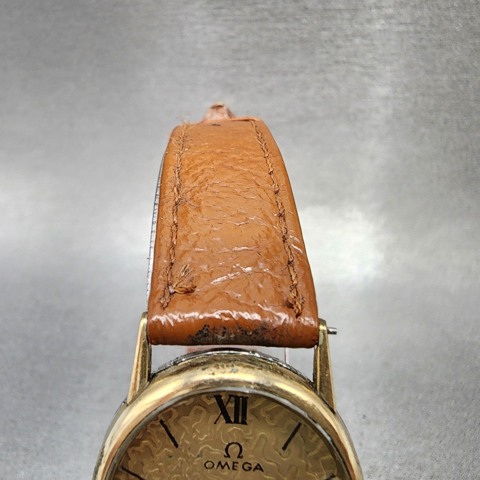 Omega Geneve Watch Women 26mm Gold Dial Gold Plated Manual Wind cal 625 PARTS5