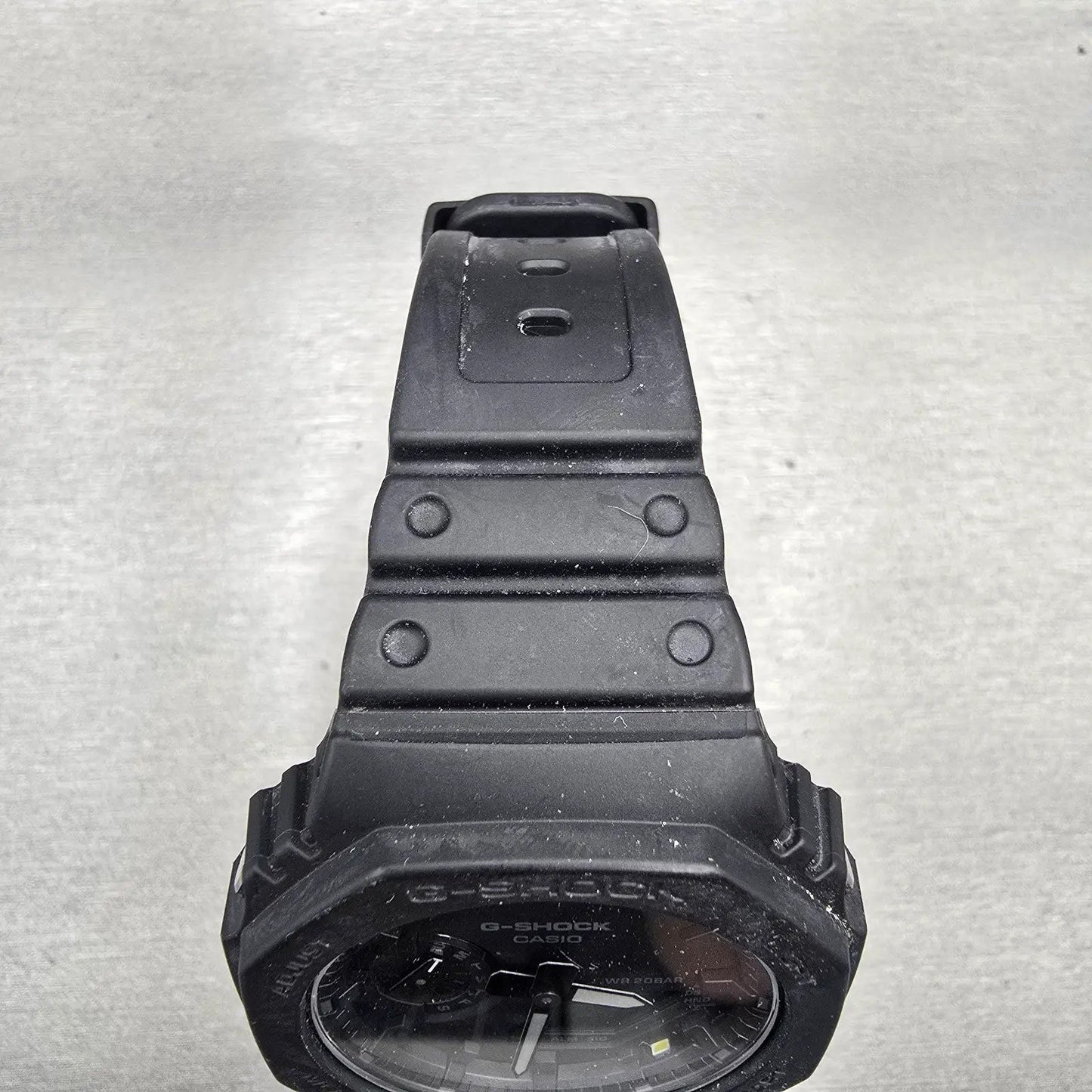 Casio G-Shock GA-2100 Watch Men 45mm Black Dial Black Chrono Alarm New Battery4