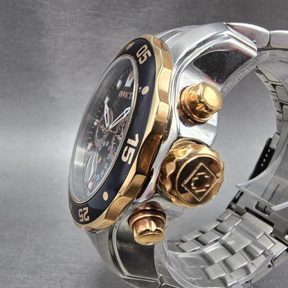 Invicta Pro Diver Chronograph Watch Men 49mm Black Dial Two Tone 80036 New Batt2