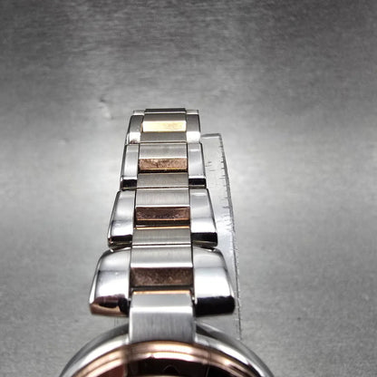 Citizen Eco-Drive Xc Watch Women 26mm Gray Dial Two Tone Date Atomic Round PARTS5