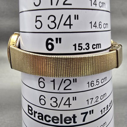 Seiko Watch Women 19mm Champagne Dial Gold Tone Round 4N00-0661 New Battery VTG9