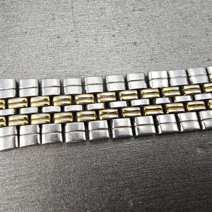 Citizen Bracelet 18mm Stainless Steel Two Tone Vintage Japan ONLY ONE END LINK15